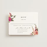 "Lush" - RSVP Cards in Magenta by Susan Moyal - Front