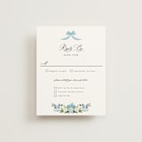 "Disney's Cinderella Fairytale" - RSVP Cards in Bluebell by Susan Moyal - Front