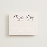 "Garden Lights" - RSVP Cards in Plum by Hooray Creative - Front
