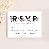 "Peony" - RSVP Cards in Ice Mist by Cass Loh - Front