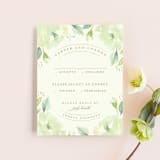 "Southern Garden" - RSVP Cards in Moss by Lori Wemple - Front