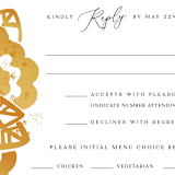 "Sparks" - RSVP Cards in Sunshine by Corie Page - Detail