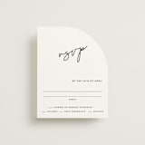 "As if a Dream" - RSVP Cards in Cloud by Pine Street Creative - Front