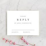 "Johannis" - RSVP Cards in Ink by Jack Knoebber - Front