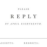 "Johannis" - RSVP Cards in Ink by Jack Knoebber - Detail