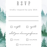 "Forest air" - RSVP Cards in Forest by Yuliya Evseeva - Detail