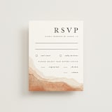 "Watercolor dune" - RSVP Cards in Desert by Yuliya Evseeva - Front