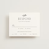 "Quintessential" - RSVP Cards in Cotton by Everett Paper Goods - Front