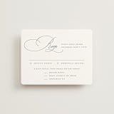 "scamorza" - RSVP Cards in Pearl by chocomocacino - Front