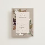 "Autumnal" - RSVP Cards in Natural by Alethea and Ruth - Front