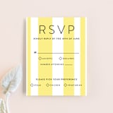 "Direction" - RSVP Cards in Lemon by Owl and Toad - Front