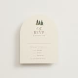 "Into the Forest" - RSVP Cards in Cream by Alethea and Ruth - Front
