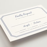 "Deluxe" - RSVP Cards in Blueberry by Carolyn MacLaren - Detail