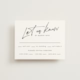 "Courthouse" - RSVP Cards in Midnight by Susan Brown - Front