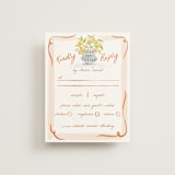 "Giardino" - RSVP Cards in Flame by Pati Cascino - Front