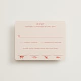 "Racquet" - RSVP Cards in Verona Sunset by Megan Davis - Front