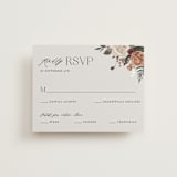 "Boho Chic" - RSVP Cards in Moonstone by Cass Loh - Front