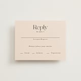"SoHo" - RSVP Cards in Blush by Hudson meet Rose - Front