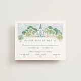 "Going to the Chapel" - RSVP Cards in Meadow by Paper Sun Studio - Front