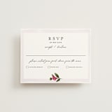 "Gather" - RSVP Cards in Lilac by Susan Moyal - Front