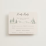 "Paradise" - RSVP Cards in Forest by Petra Kern - Front