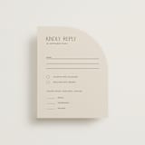 "Eisin" - RSVP Cards in Vanilla Bean by Pati Cascino - Front
