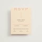 "Top to Bottom" - RSVP Cards in Evergreen by Kindred Fields - Front