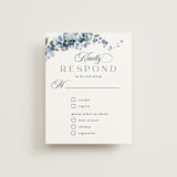 "Meander" - RSVP Cards in Deep Sea by Angela Marzuki - Front