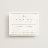 "Mountain Ridge" - RSVP Cards in Pine by Amy Kross - Front