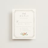 "Chelsea" - RSVP Cards in Hibiscus by Everett Paper Goods - Front