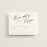 "Photograph Scribble" - RSVP Cards in Cloud by Adelyn T. - Front
