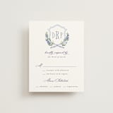 "Lavender" - RSVP Cards in Tuscany by Claudia Orengo - Front