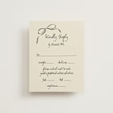 "Inkwoven" - RSVP Cards in Tuxedo by Jelena Vuletic - Front