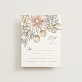 "Summer Garden" - RSVP Cards in Garden Rose by Wildfield Paper Co - Front