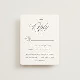 "Everything Love" - RSVP Cards in Ebony by Louise Kay - Front