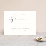 "Heirloom" - RSVP Cards in Ink by Kimberly Morgan - Front