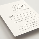"Written with love" - RSVP Cards in Noir Slate by Ana de Sousa - Detail