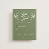 "Vintage Garden" - RSVP Cards in Forest by Sherley Ferreira - Front