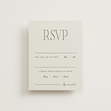 "Hayes" - RSVP Cards in Forest by Blustery August - Front