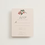 "Cherry Tomatoes" - RSVP Cards in Tomato by Katharine Watson - Front