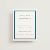 "Coast" - RSVP Cards in Ocean by Kelly Schmidt - Front