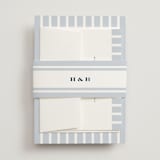 "melihrolo" - RSVP Cards in Powder Blue by chocomocacino - Assembled with Belly Band