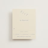 "Luxe" - RSVP Cards in Ocean by Baumbirdy - Front