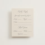 "Let's Say I Do" - RSVP Cards in Ivory by Petra Kern - Front