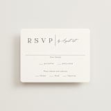 "Sector" - RSVP Cards in Snow by Kaydi Bishop - Front