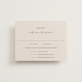 "Tuscan Hill" - RSVP Cards in Creme by Kate Ahn - Front
