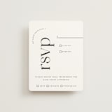 "Photographie" - RSVP Cards in Noir by Christie Garcia - Front