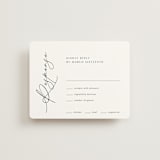 "Flip" - RSVP Cards in Forest by Kelly Schmidt - Front