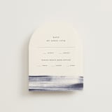 "Stillness" - RSVP Cards in Horizon by Sumak Studio - Front