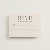 "classic names" - RSVP Cards in Ivory by Susan Asbill - Front